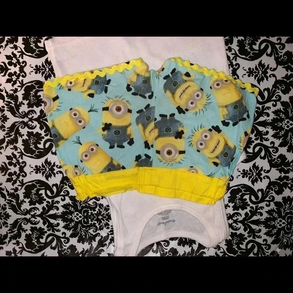 HANDMADE MINION SHORTS SET MADE FOR VACATION!! - Picture 8 of 8
